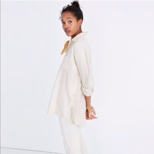 Madewell Flannel Oversized Ex-Boyfriend Shirt